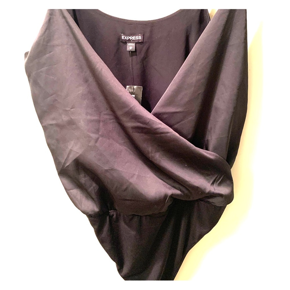 Black body suit.